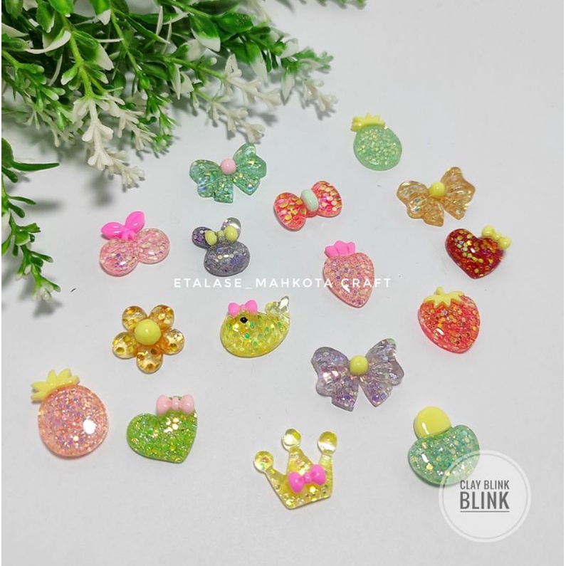 10 pcs Clay karakter / stopper masker / stopper clay / resin clay