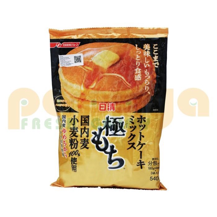 

Tepung Nisshin Hot Cake Mix Goku Mochi 540Gr Pcs