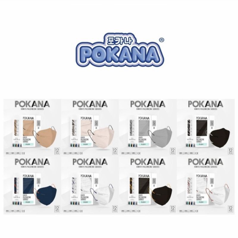 Masker pokana kn95 fashion series all color