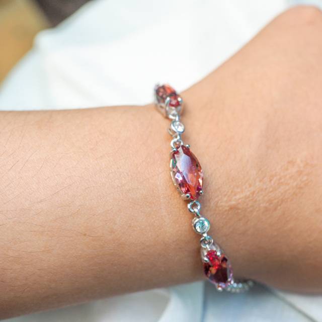 Gelang Zultanite Silver 925 Karat Asli Turki