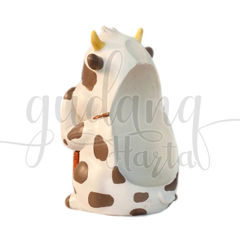 Tempat Sikat Toilet Bentuk Sapi Cow Toilet Brush Hadiah Home Decor Colection GH 503451