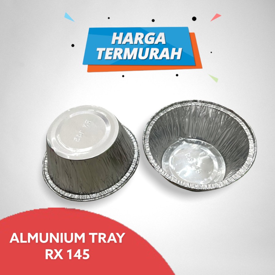 Alumunium foil tray RX 145 alu tray RX145 wadah pastel klapertart