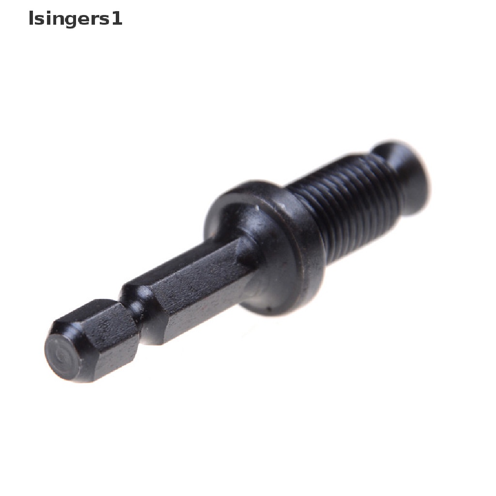 (lsingers1) Adapter Sekrup Hex Shank 1 / 4 &quot;Male Untuk Bor Chuck 6mm / 10mm /13mm / 3 / 8&quot; - 24UNF