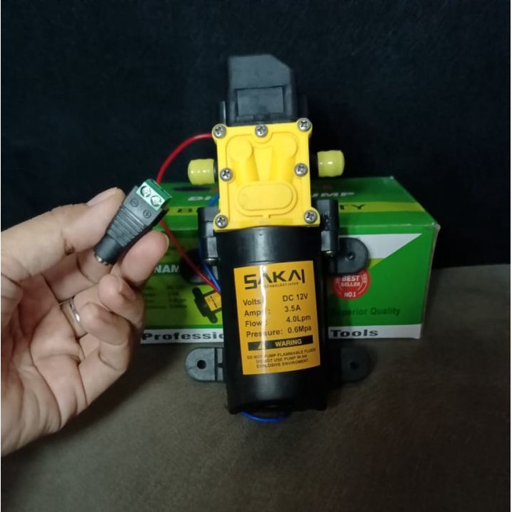 Pompa Air Dc 12v / Dinamo Pump Sprayer / Cuci Mobil / Motor / Ac
