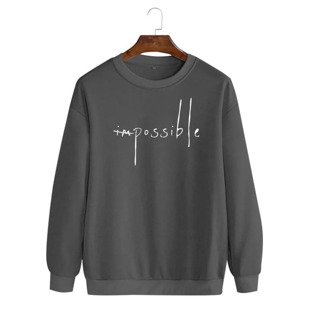 COD/ARPIOSSHOP - BAJU IMPOSSIBLE - SWEATER PRIA/WANITA MODEL KEKINIAN