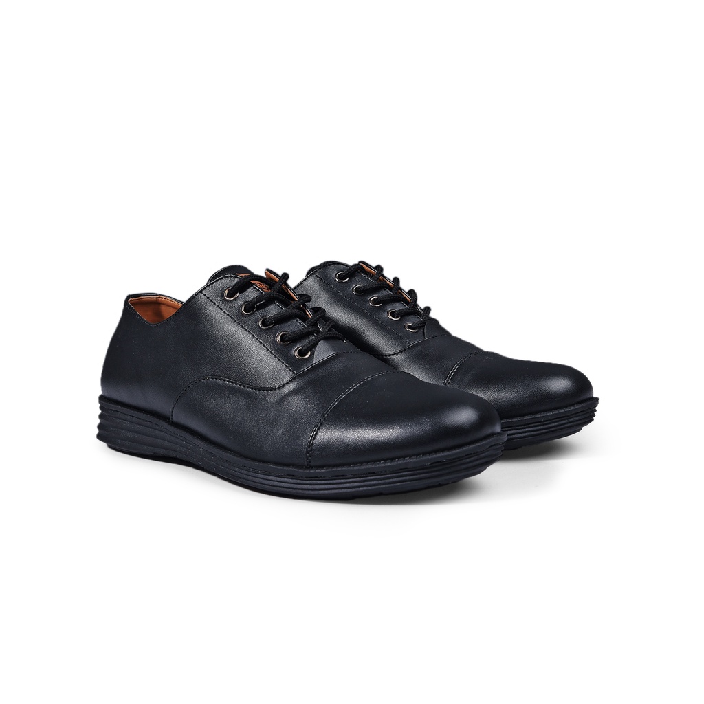 Oxford Mana - Sepatu Formal Pria Pantofel Kulit Tali Kantor Kerja Kuliah Oxford Pantopel Original