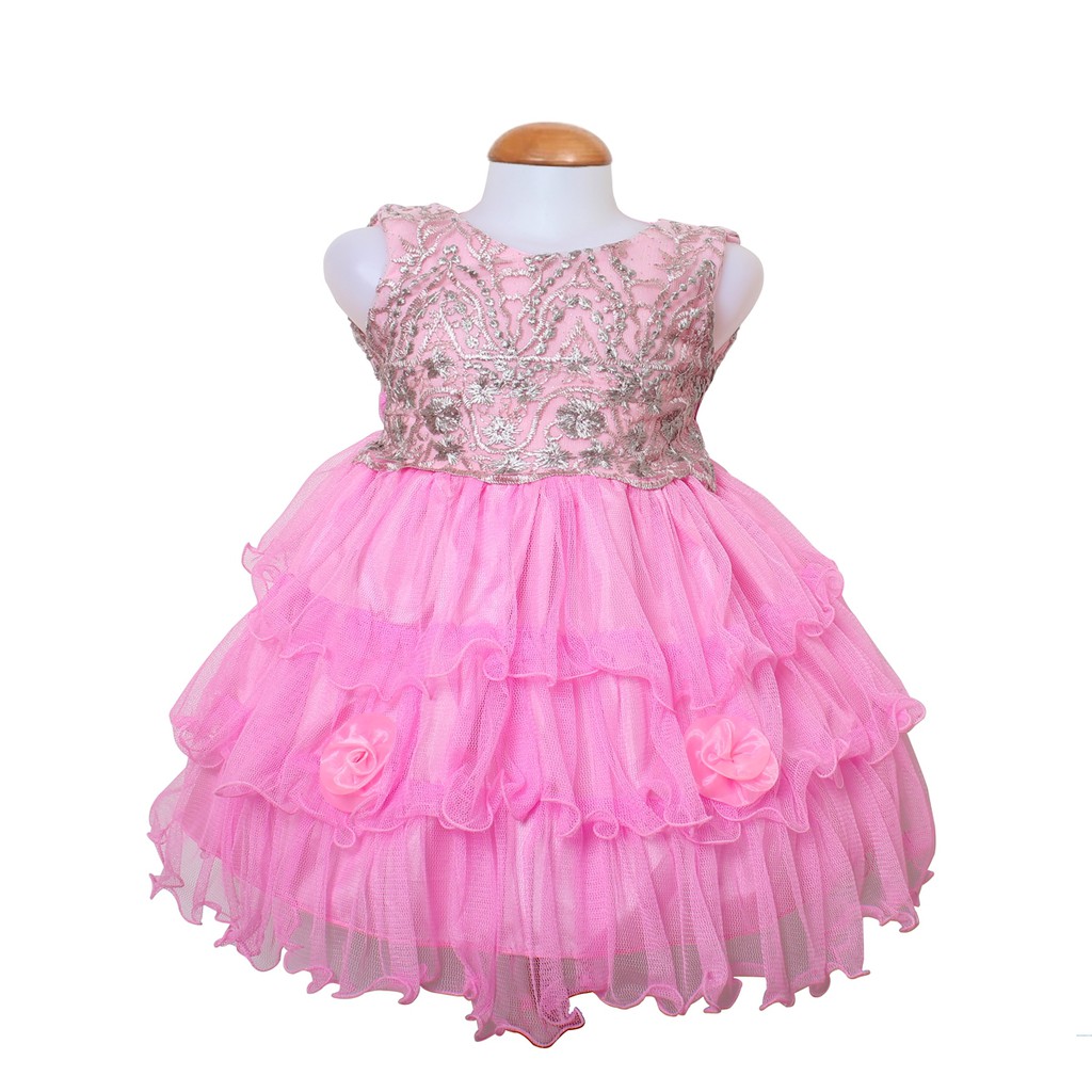 Dress Kids Wanda/Dress Princess Anak Bayi 1-3th/Baju Terusan Dress Pesta Anak Murah/Casual Dress Ana