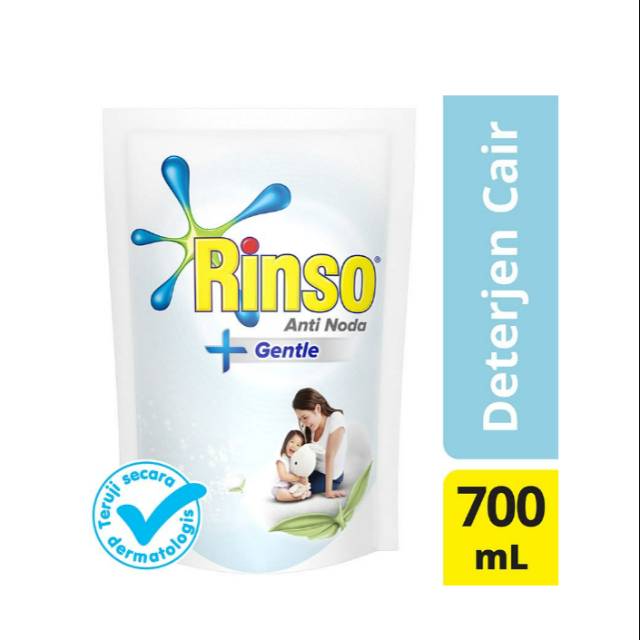 Rinso Gentle Detergen Cair 700ml