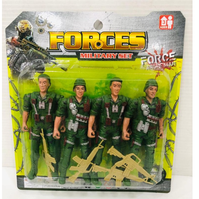  Mainan  figure tentara military force mainan  tentara 