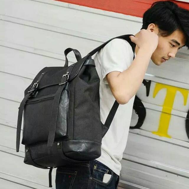 TAS RANSEL KULIT LAPTOP BAG PRIA / WANITA BACKPACK