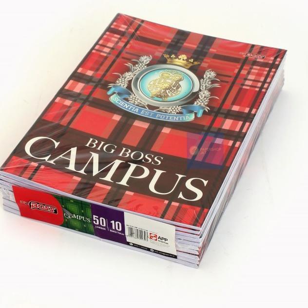 

Harga Murah VHTNH [PACK] BUKU TULIS BIG BOSS CAMPUS 50 LEMBAR 38 Ready