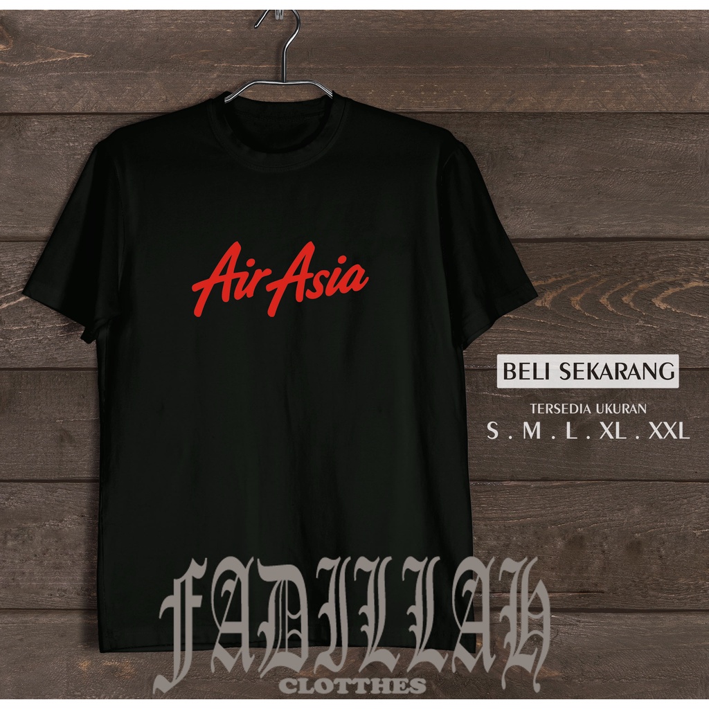 KAOS BAJU AIR ASIA KAOS PERUSAHAAN PENERBANGAN