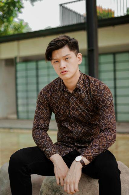 Juragandistro Kemeja Pria Panjang Batik Songket Terlaris Best Seller