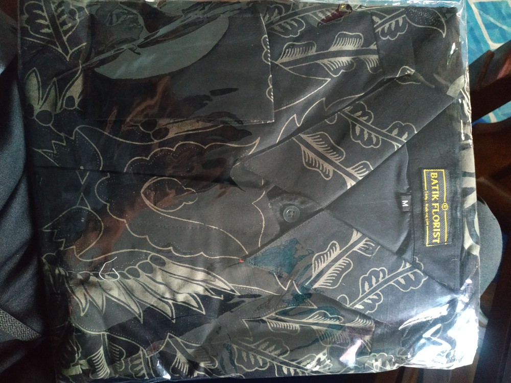 Peksi Ganda Hijau Kemeja Batik Pria Full Furing Bahan Katun Primisima