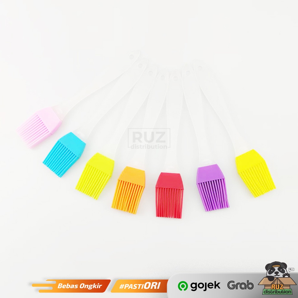 Kuas Mentega Silikon Brush Silicone / Kuas Oles Minyak Barbeque Roti Cake