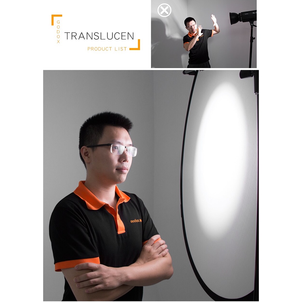 Godox Reflektor Cahaya Studio Foto 5 in 1 110cm - RFT-05 - Black