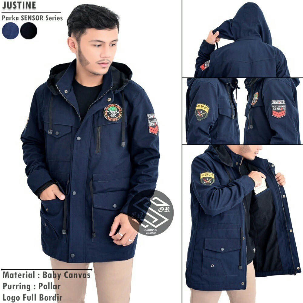 Jaket Parka Justine Series Original Sensor