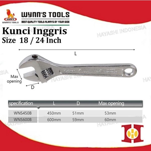 Kunci Inggris Ingris Pas Sok Mur Bengkel Press 12 18 24 Inch