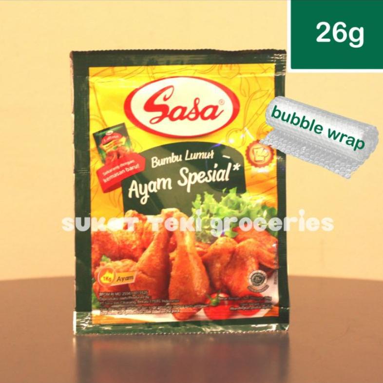 

Sasa Bumbu Lumur Ayam Spesial 26 gr per renceng isi 10 Ready