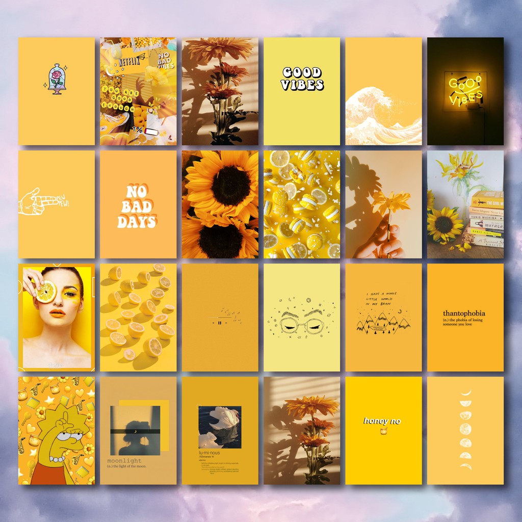 Poster Aesthetic Yellow