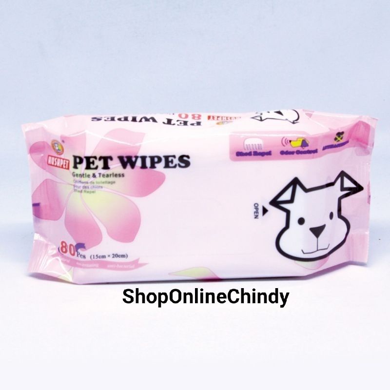 Tisu basah hewan/pet wipes/tisu basah kucing/tisu basah anjing