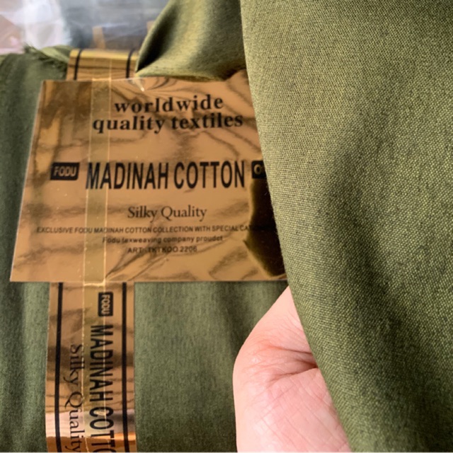 Kain KATUN MADINAH / MADINAH COTTON ( fodu ) SERI 1