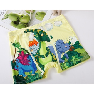 GO!CP8543 Celana pendek Boxer Anak Laki laki cowok motif kartun animal hewan  3 dinosaurus lucu