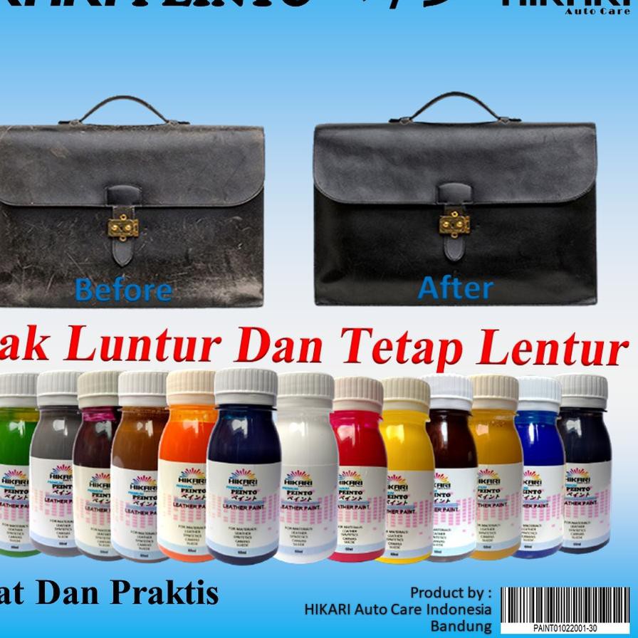 

Promo!! Cat Sepatu Leather Paint , Cat kanvas , Cat kain , Cat Kulit ,Cat Sol sepatu , め