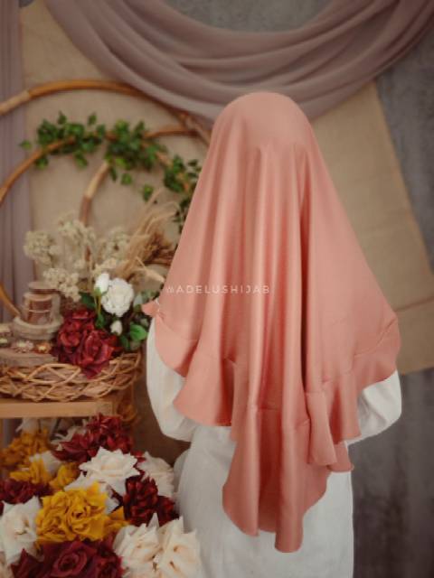 Jilbab Instan Terracota / Hijab Instant Premium Terracota / Krudung Instan Terracota