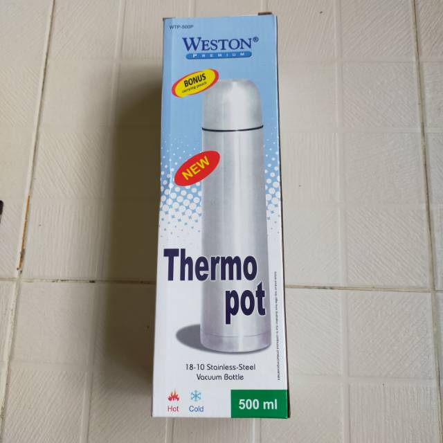 Termo Pot Weston 500 Ml Stainless Steel Termos air panas