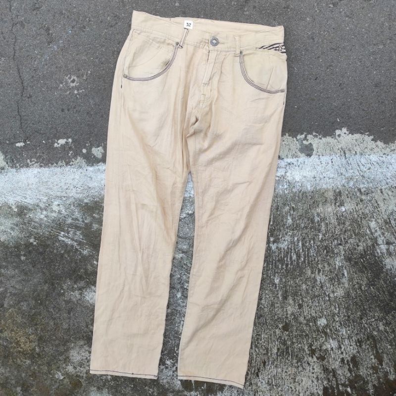 CELANA PANJANG LP CELPAN CHINO CHINOS CARGO ANKLE PANTS VOLCOM SECOND PRELOVED ORIGINAL