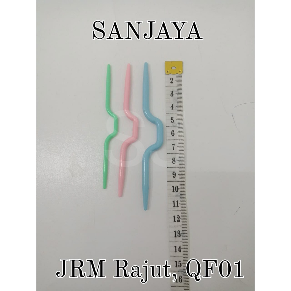 JARUM RAJUT / CROCHET HOOK / KNITTING NEEDLES / HAKKEN / HAKPEN / ALAT RAJUT PLASTIK / JARUM RAJUT QF01