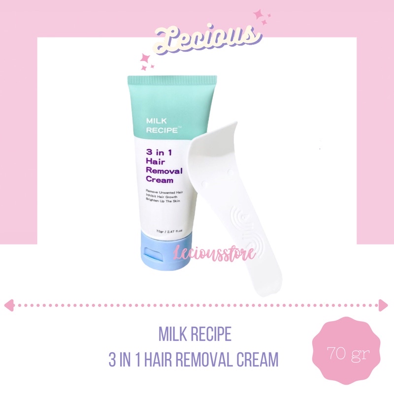 milk recipe 3 in 1 hair removal cream