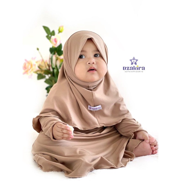 GAMIS BAYI KIA by DZAKIRA 0-2thn KHAKI MUDA