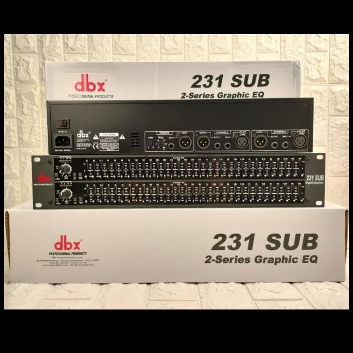 Equalizer Dbx 231+Subwoofer/Equaliser Dbx 231 Subwoofer