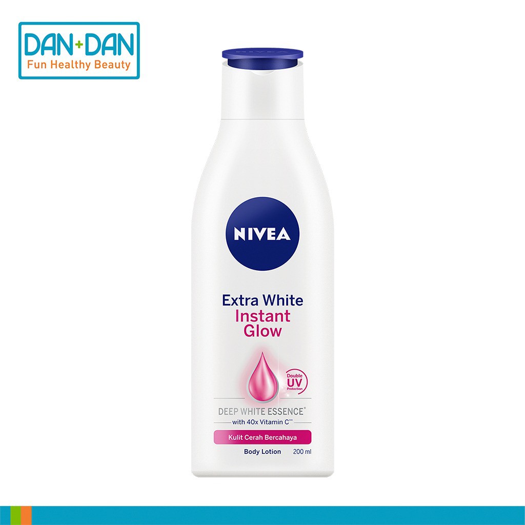 Nivea Body Lotion Extra Whitening Instant Glow 200ml  (403386)