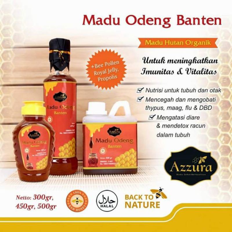 

AZZURA Madu Odeng Banten Madu Hutan Asli