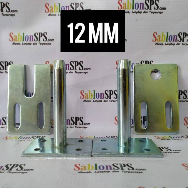 Knock Meja Sablon Thailand Knock U,O, dan STOPPER 4cmx6cm 2 pc 12mm set