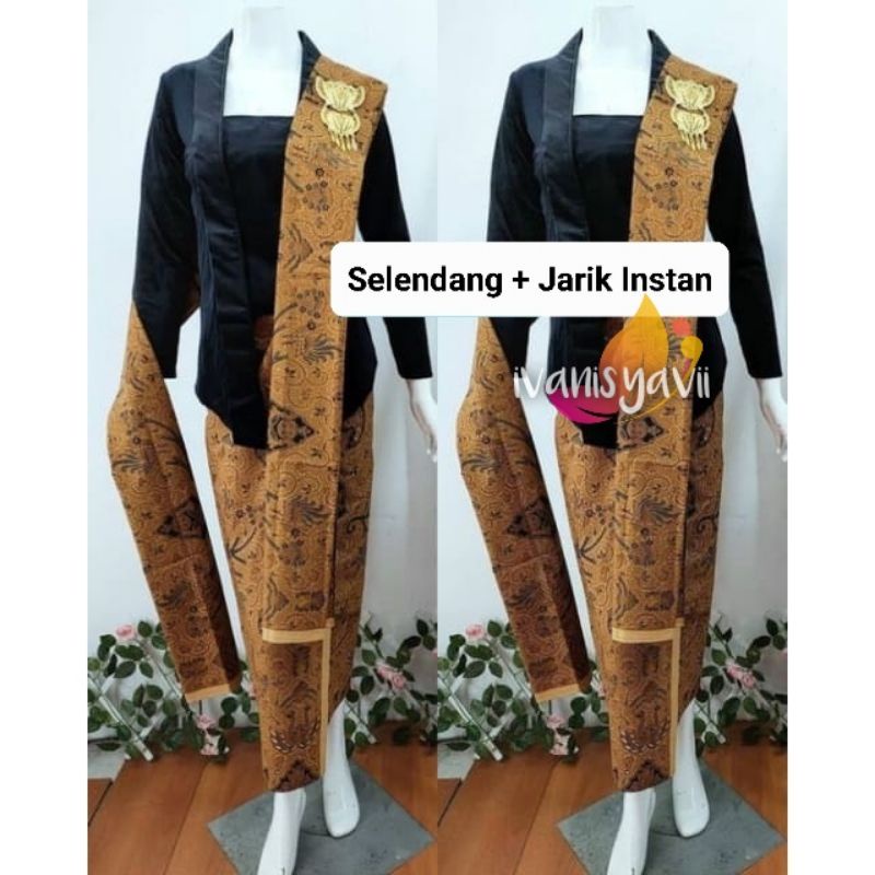 [1set] Selendang + Jarik Instan