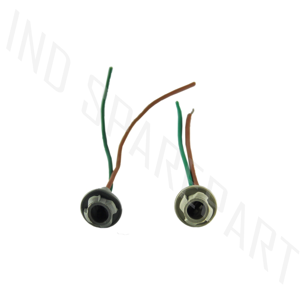 Fitting Fiting Piting Socket Soket Kilometer Kilo Meter KM Senja Bohlam Sen Sein Riting Retting Lampu Motor Mobil Matic Bebek Sport Tancap LED T10 T13 Cop Cob