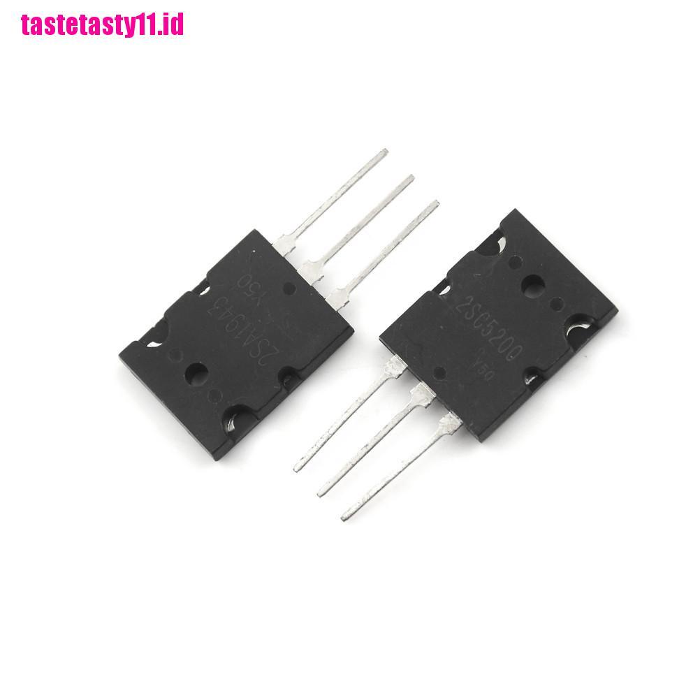 【TTID】New 1pair OR 2PCS Transistor TO-3PL 2SA1943-O 2SC5200-O 2SA1943 2SC5200 A