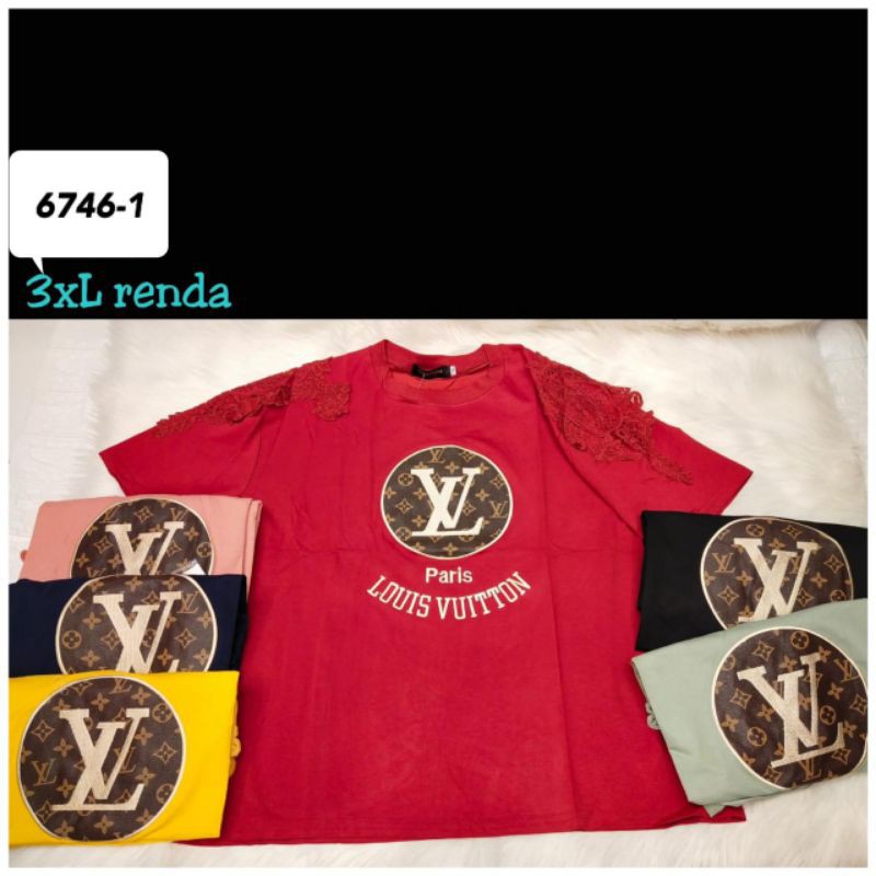 Atasan kaos jumbo import 6746-1