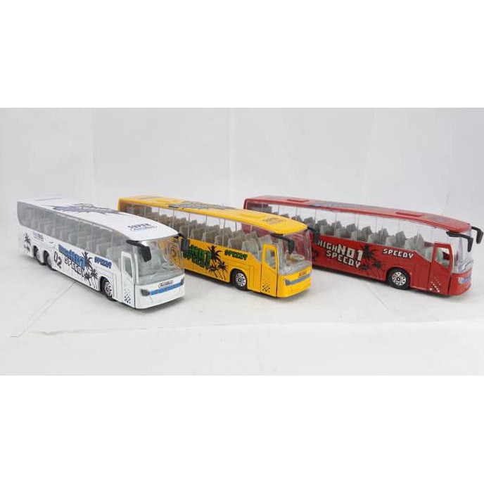 Mainan Mobil Diecast Metal Bus City Tour Bus - Termurah 