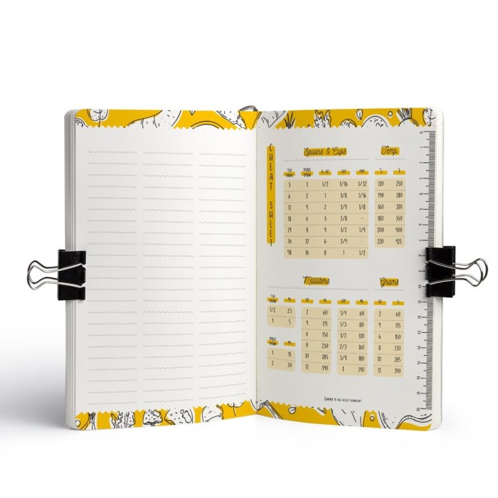 

A5 Recipe Journal Blue 090