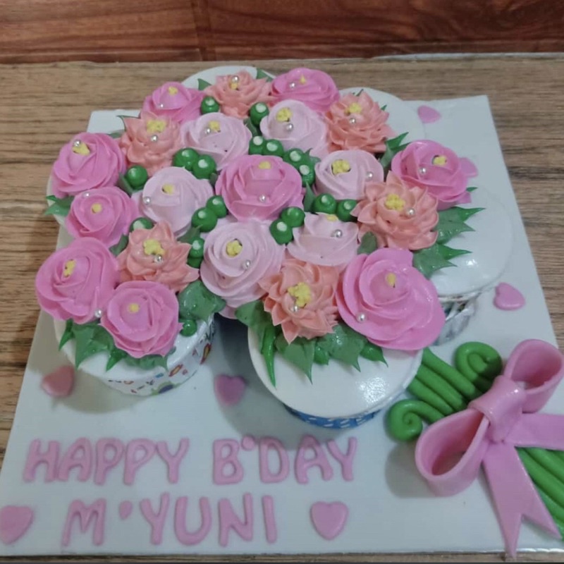 

Cupcake Flower Landscape