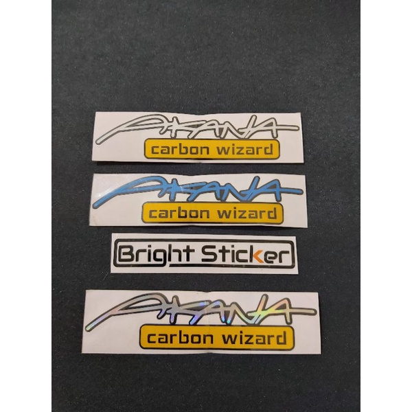 STICKER AKANA CARBON WIZARD CUTTING