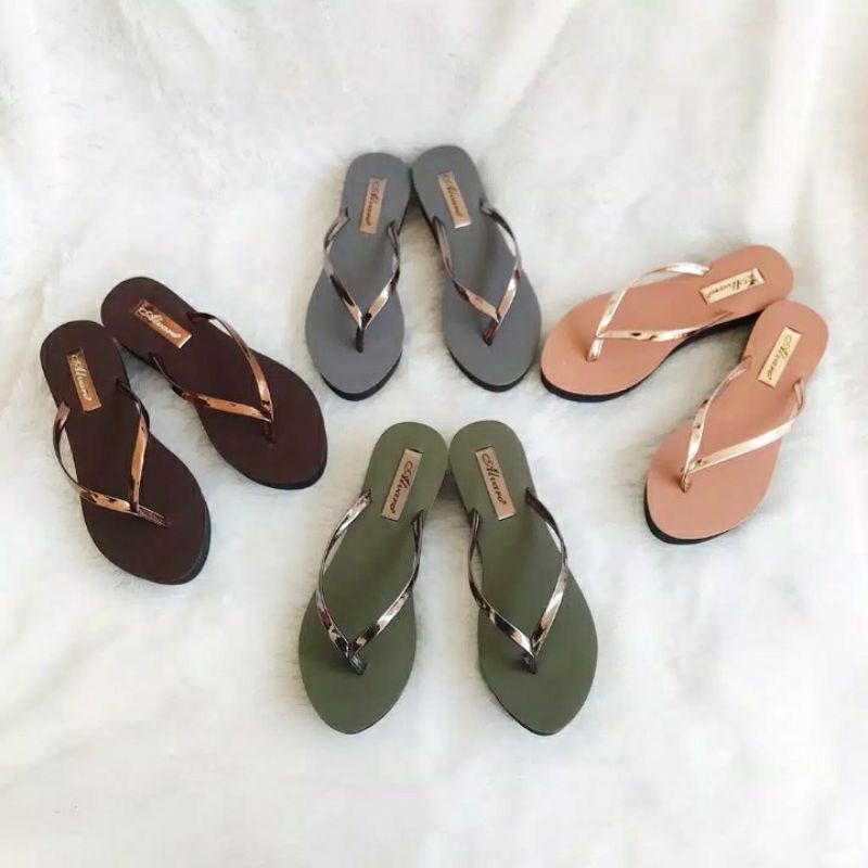 Sylis Sandal Wanita ( Ss300 ) Wedges Sandals  Fashion Korea Sandal Wedges Wanita Terbaru