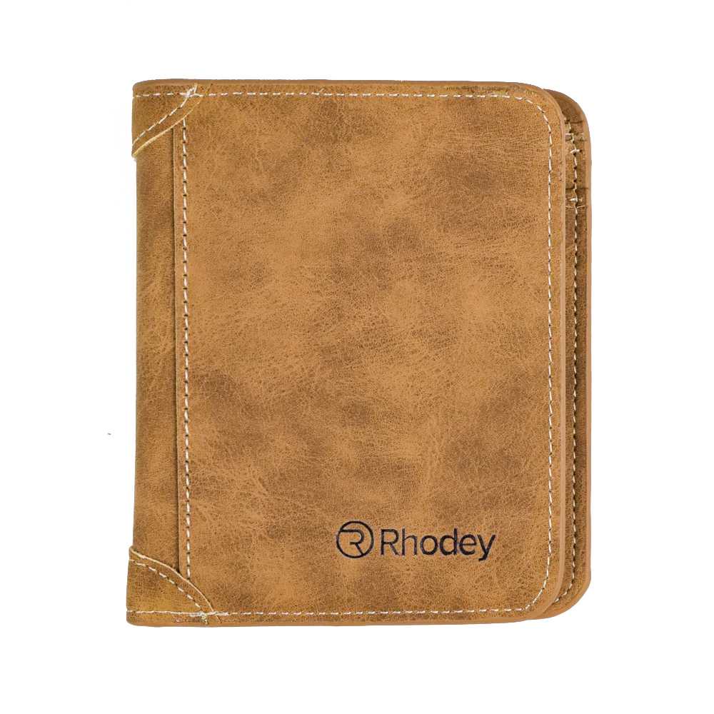 (100% BARANG ORI) Rhodey Dompet Kulit Pria Bahan Nubuck - G1166