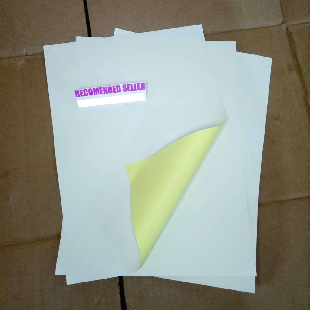

Print Cetak HVS Chromo Vinyl Bontac Transparan dll A4