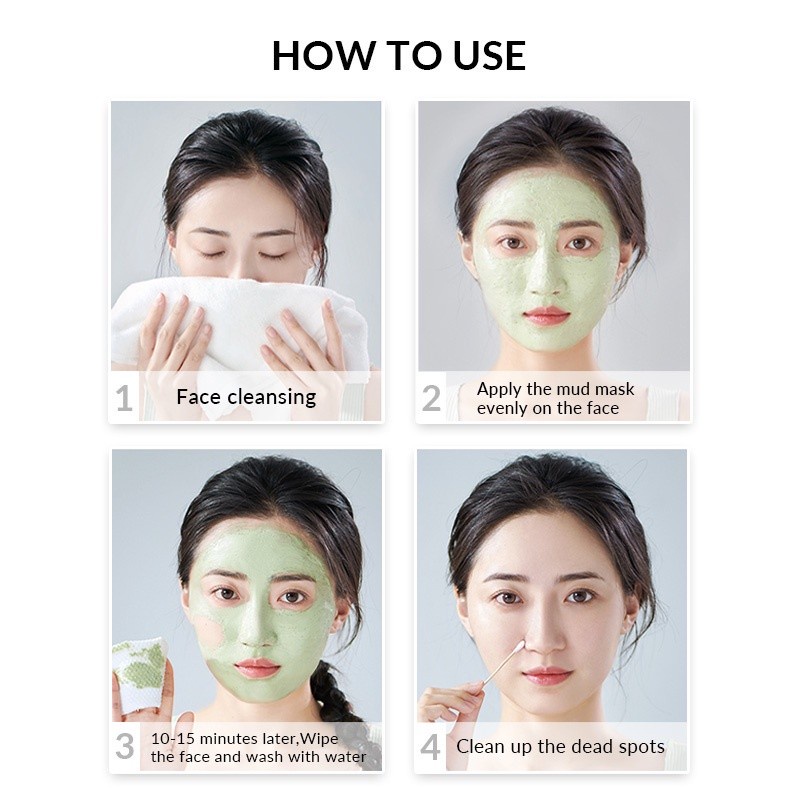 Pelembab Wajah Berminyak BIOAQUA Amino Acid Red Mud Face Mask Clay mask 8g×10pcs